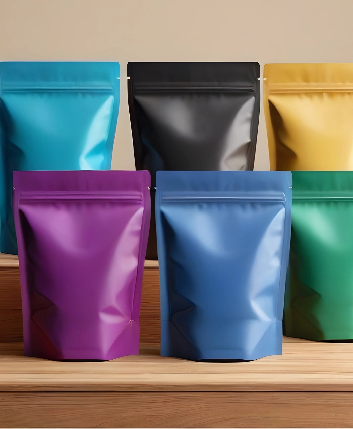 Unprinted Colored Pouches